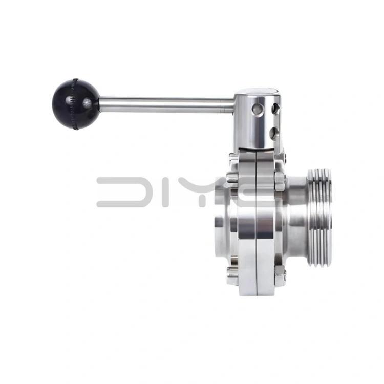 Injap Rama-rama Berulir Kimpalan Sanitari